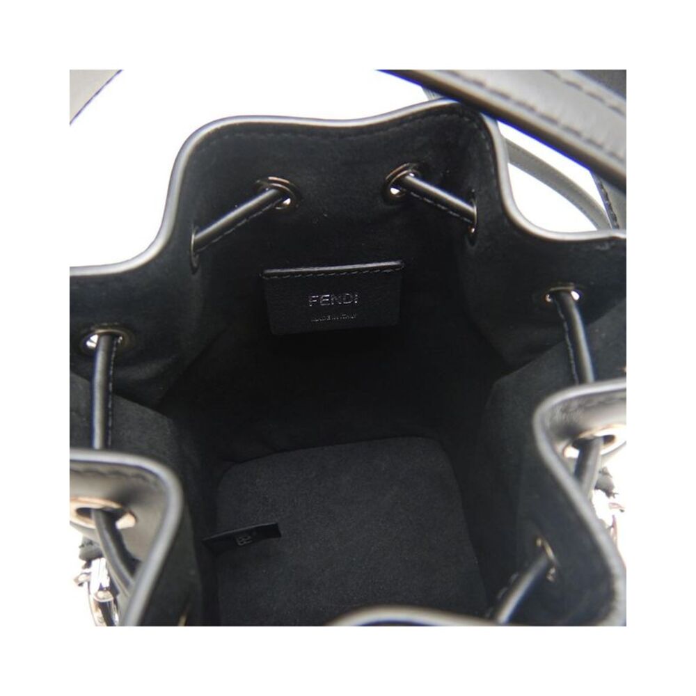Pre Loved Fendi Roma Bucket Bag in Black Leather - Picture 8 of 8